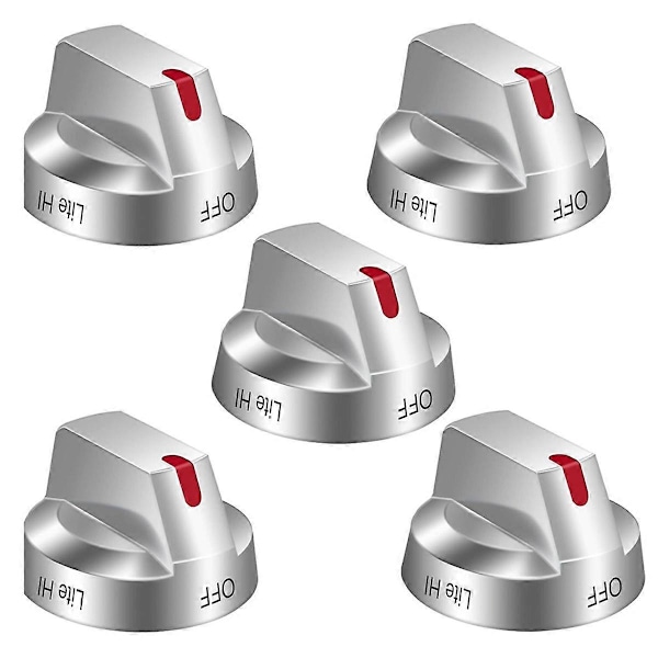 5 pakker DG94-03500A/Z Komfyr Gasskomfyr Knotter for Samsung Elektrisk Komfyr Knotterstatning