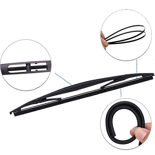 Kit Viskerarm og Bagrude Viskerblad, til Nissan Tiida C12 QASHQAI J10 J11 X-Trail T32 JUKE MK1 Snape Pathfinder R52