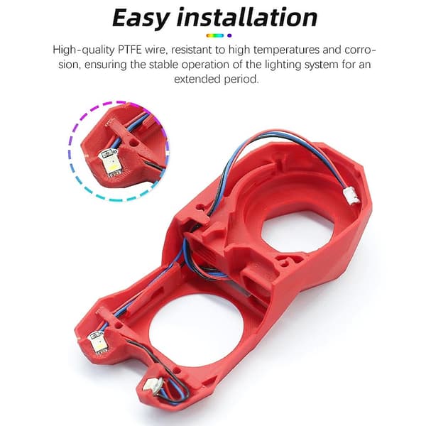 Stealthburner Extruder Ny RGBW Mini Button Led Kit för Voron 2.4 3D-skrivare