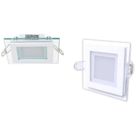 LED-panel Slim Infälld Glasram 9 W CCT Tre Ljusfärger P-94e-q3c