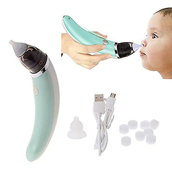 Nässug för baby , elektrisk näsrengöring för nyfödda, intelligent laddning, nässlemborttagare, miljösanitär utrustning, lämplig kompatibel
