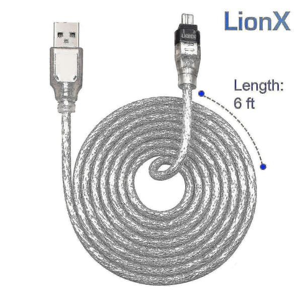 Ny Data DV Kabel USB til IEEE 1394 4-pinners Adapter I- High PC