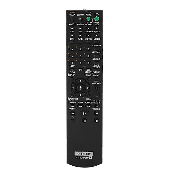 Korvaava kaukosäädin Sony rmaau019 rmaau005 rmaau013 rmaau025 AV-järjestelmälle