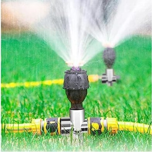 Plænesprinkler, Automatisk 360° Roterende Havevandingssprinkler,