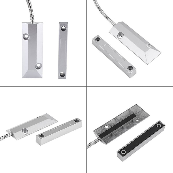 Magnetisk sensor magnetisk bryter sensor vindusdør alarm sikkerhetsdetektor kablet kontakt magnetisk bredt gap for hjem garasje