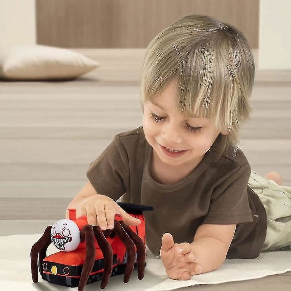 Plyschleksak Cho Cho Charles Spider Train Plyschdocka present till barnfans,choo Choo Train Toy Spider Gosedjur