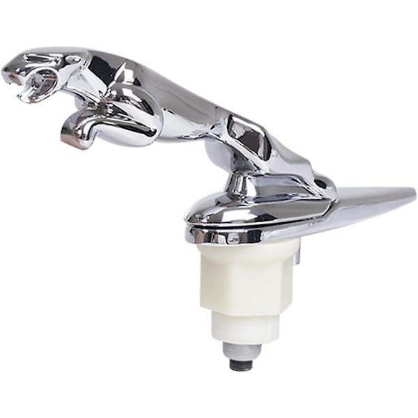Jaguarin auton konepellin koriste 3D-emblemillä Auton logon auton suojus Kromattu kotkan merkki Auton lisävarusteet Jaguar XF XJ XE XK XKR XFL XJS E:lle Etuajoneuvon konepellin koriste