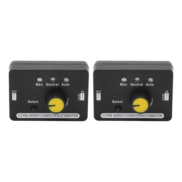 RC Servo Tester, Manuell Hastighetsreglering, MCU-kontroll, 2 st, Servo Konsekvens Master, Motor DC4.86V
