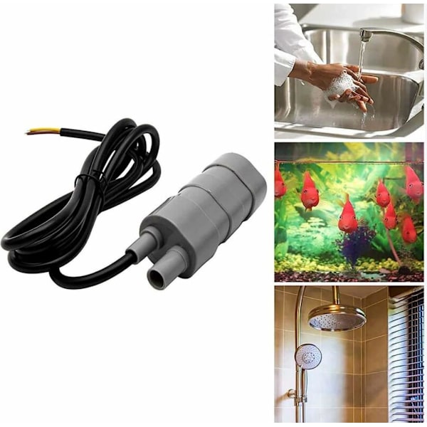 12V 840L/h Nedsænkelig Vandpumpe Høj Flow Pumpe Mikro Motor Drevet Vandpumpe