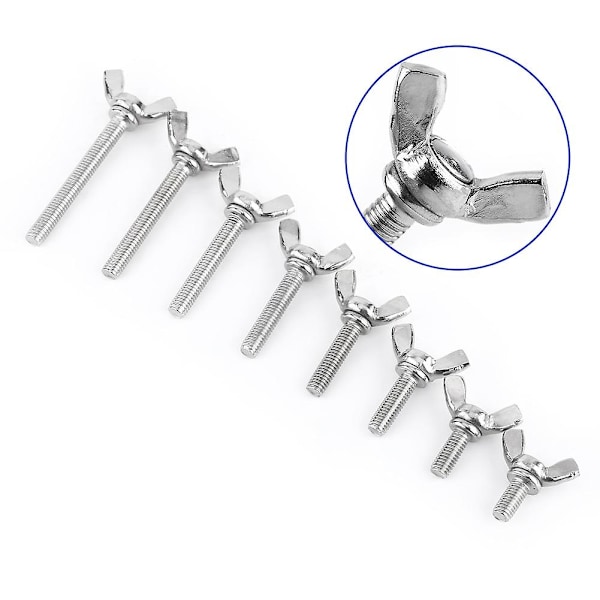 5 kpl M5 siipipultteja siipiruuvit ruostumatonta terästä siipipultteja ruuvi peukaloruuvimeisseli [M5*20mm]