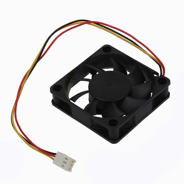 CPU-viftekjøler 60 x 60 mm Boksdatamaskin - Svart