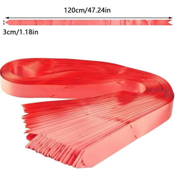 Dragrosetter - Ej specificerad - 40 st - 3*120 cm - Röd - Vattentät