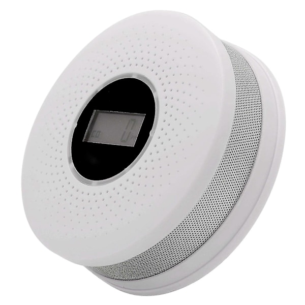 Nighthawk Karbonmonoksidvarsler & Propan-, Naturgass- og Eksplosjonsgassvarsler, AC-plugg med Batteribackup, Digitalt Display, Hvit