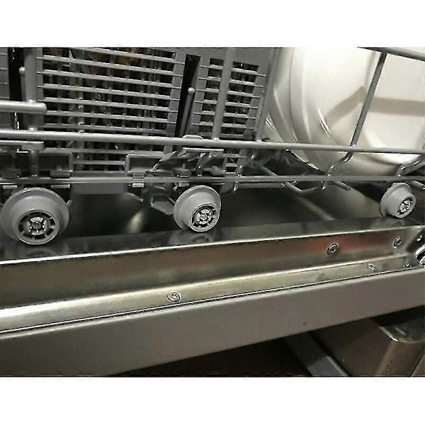 Set med 4 diskmaskinhjul för nedre korgen, diskmaskinhjul för Siemens, Bosch 165314