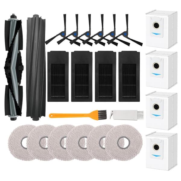 Til ECOVACS DEEBOT X2 Omni / X2 Robotstøvsuger 24 stk. reservedele