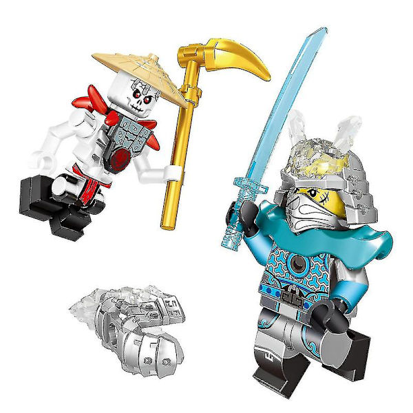 Set med 32 st Ninja Minifigurer Byggklossar Leksaker Barnpresent