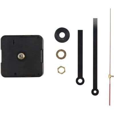 Quartz Urværk Mekanisme DIY Reservedele Sorte Viser
