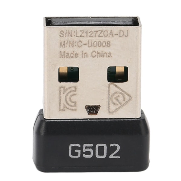 G502 LIGHTSPEED mus USB-modtager, 2,4 GHz trådløs adapter til stabilt signal, lille bærbar, holdbar ABS metal museadapter