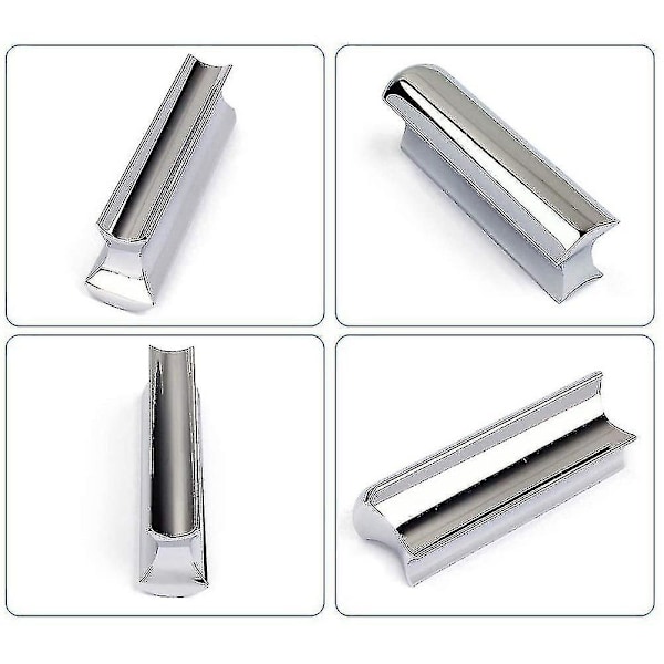 Less Steel Gitarrslide T-Bar for Dobro, Lap Steel Gitar, An Gitar, Elektrisk Gitar