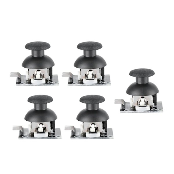 5Pcs Dual-axis Joystick Module for Arduino Gamepad Control