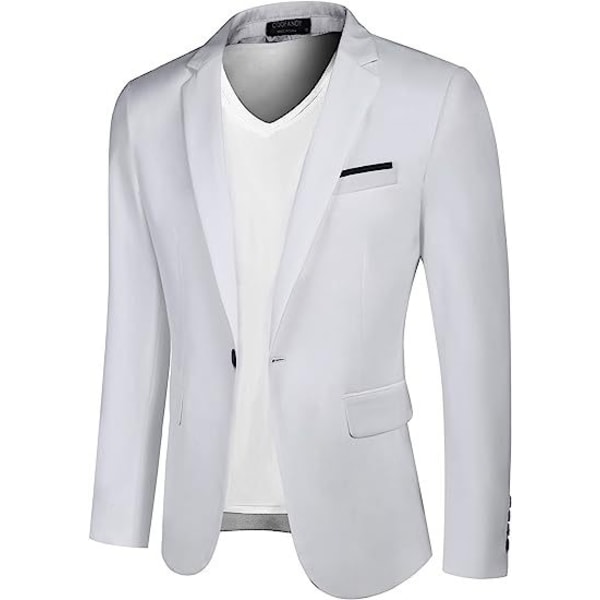 Mænds Regular Fit Athleisure Blazer Casual Suit XL