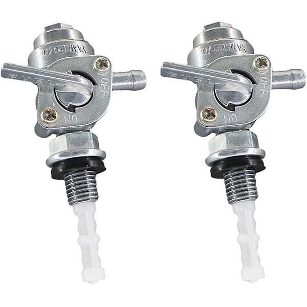 2x Universal gasoline tap M10 x 1.25 for motorcycle generator