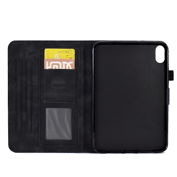 For iPad 2025 / 2022 Preget Smile Flip Nettbrett Lær Smart Deksel