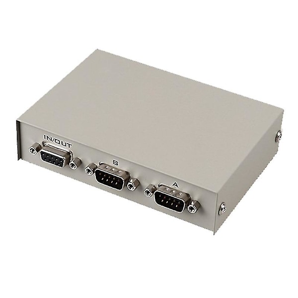 Db 9-bens serie netværksdeling 2-vejs Rs232-switch Ethernet-switcherboks