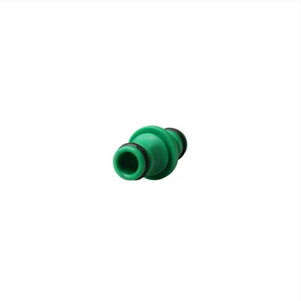 Dobbeltslangefittings, 6 stk. (grøn)
