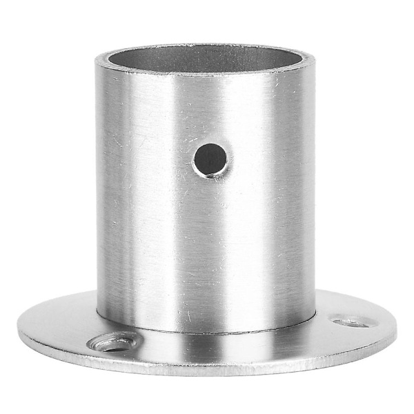 10 stk. rustfrit 25 mm klædeflange sokkel stang holder fortykke flange rør base