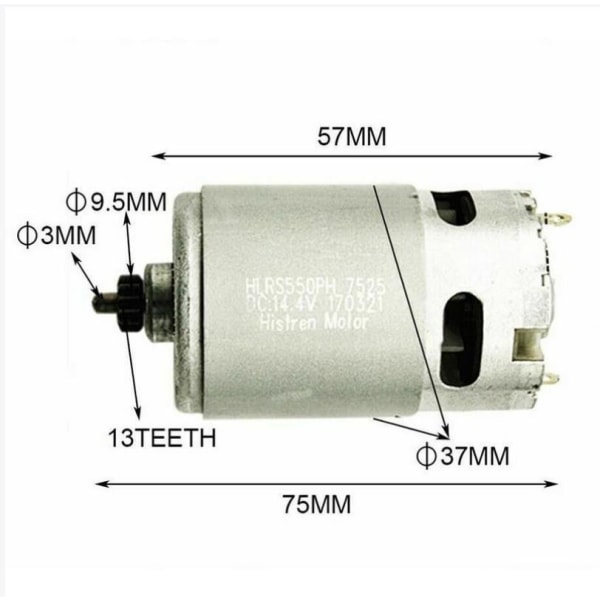 14,4V 13-girs motor reservedeler for elektroverktøy