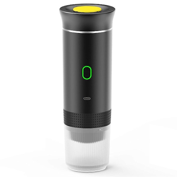Trådlös Elektrisk Portabel Kaffemaskin för Bil & Hem Camping Kaffebryggare 3i1 Kapsel Pulver Tr