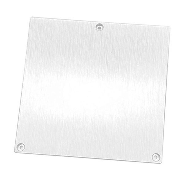120X120X6mm Borstad Aluminiumplatta 3D-skrivare Varm Säng Z-axel Stödbasplatta för VORON V0 V0.1