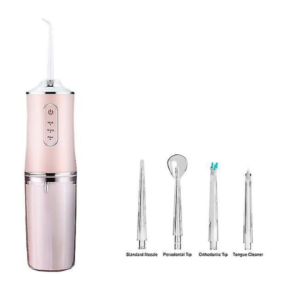 Household portable oral irrigator usb rechargeable water flosser 220ml water