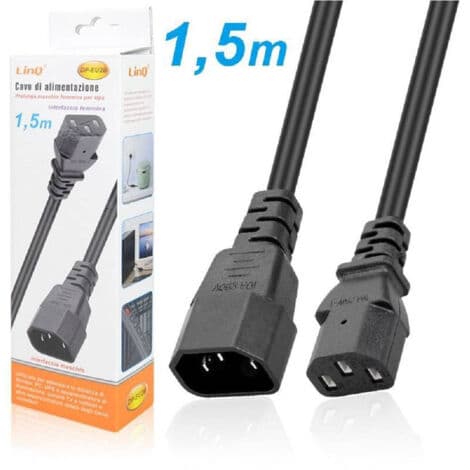 Forlengelseskabel for UPS 1,5 m DP-EU2B
