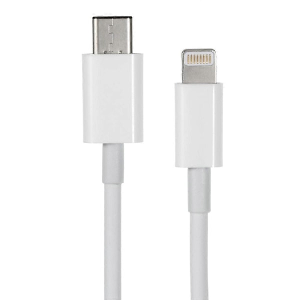 USB 3.1 Type C Han til Lightning 8-polet Kabel