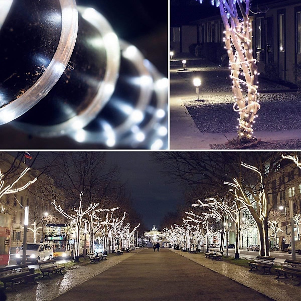 100 Leds Solar String Light Vandtæt Snor Rørlys Betterlifefg