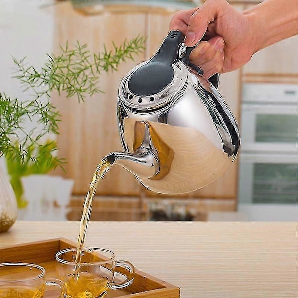 1,2 l Induktionskomfur Tekande Rustfrit Stål Vand Flad Bund Kaffe