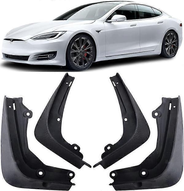Originale Stænklapper Stænkskærme For & Bag TIL 2015-2023 Tesla Model S