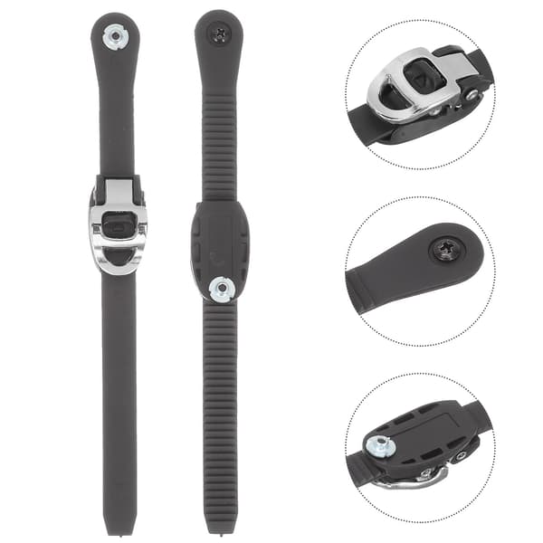 2 stk Skitilbehør Snowboard Binding Strap Skøytesko Spenne Strap Isskøyter Stropper Inline Roller Strap Skrue