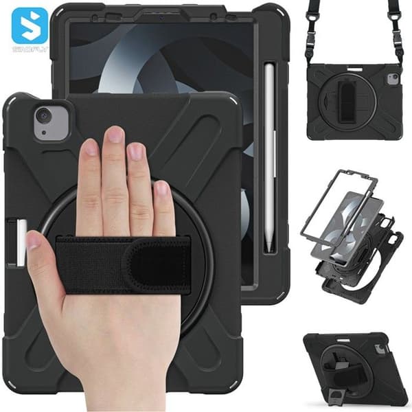 Robust tabletetui Kompatibel iPad Pro 11 - Kompatibel iPad Air 4 og 5 - Læder - 10,2 tommer