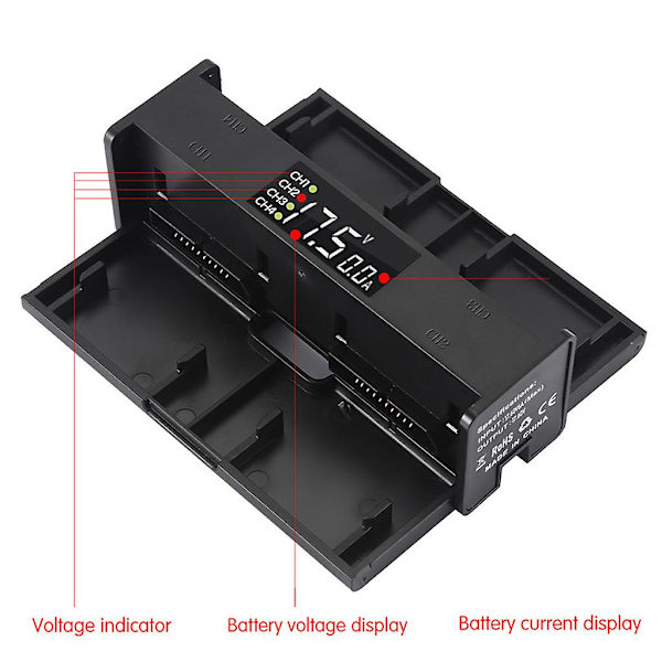 Sort For Smart Batterilader Til  Til Mavic 2 Pro/zoom Lader Charing Hub