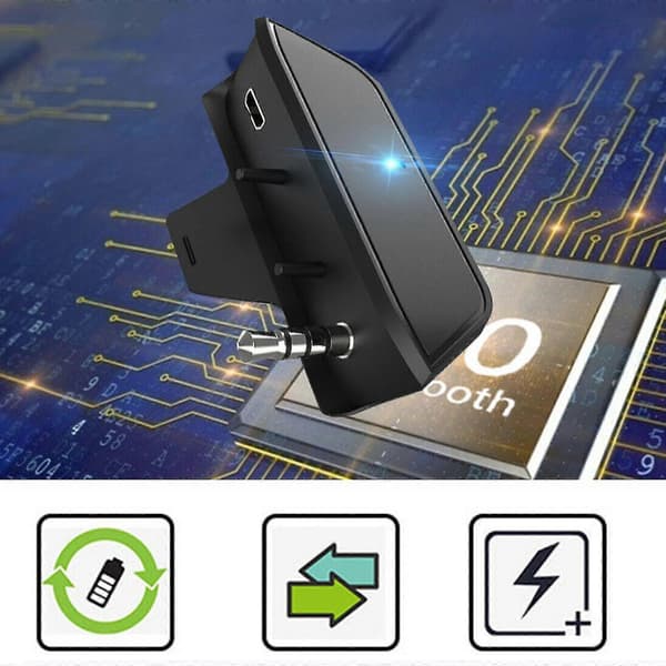 Trådløs Hodetelefonadapter - Bluetooth Lydmottaker for Kablede Hodetelefoner