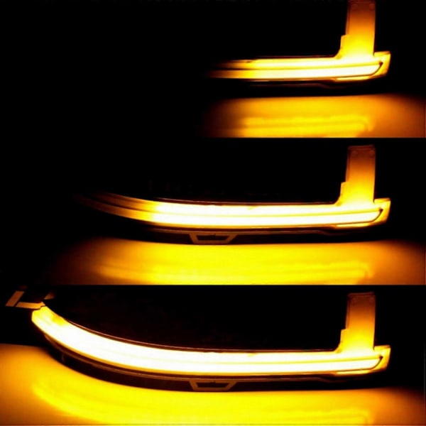 2 stk dynamisk styresignal LED-bakspeil som indikerer blink for - F20 F30 F31 F22 F23 F32 F3