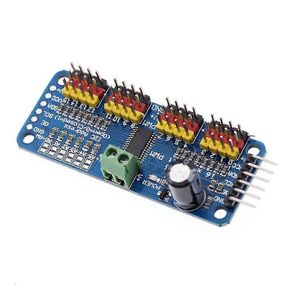 PCA9685 16-kanals PWM/servo-drivare IIC-gränssnitt för Arduino Shield-modul