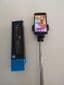 Selfie Stick - 3-i-1 Selfie Stick Stativ Bluetooth Selfie Stick Justerbar Monopod - Sort