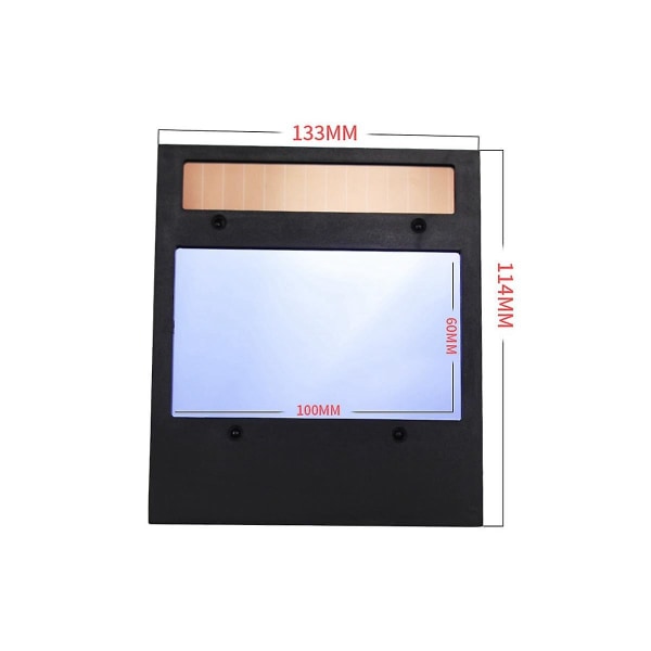 Svejseobjektiv Sol Automatisk Lcd Dæmpning Svejsehjelm Filter Briller Svejseobjektiv Panel Udskiftningsfilter