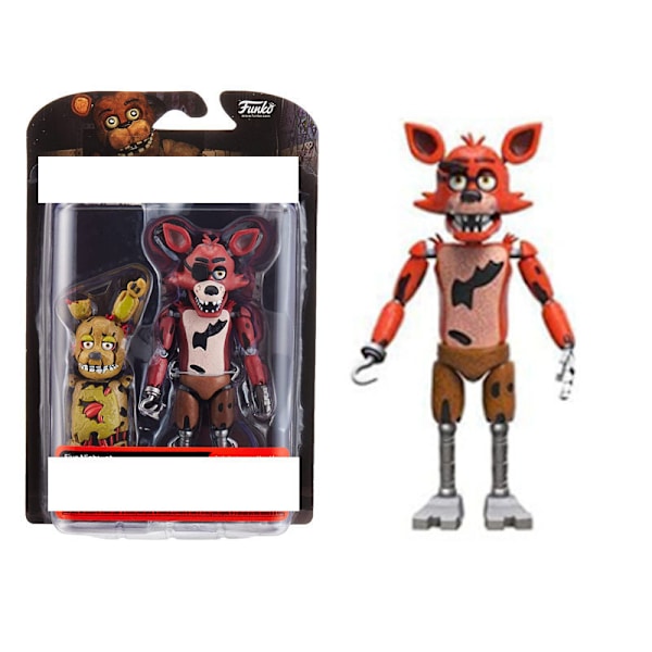 15cm Fnaf-hahmot Freddy Bonnie Foxy Chica Fazbear Bear Actionfigur Pvc-kokoelma Nightmare Fredbear Balloon Boy Doll Model A