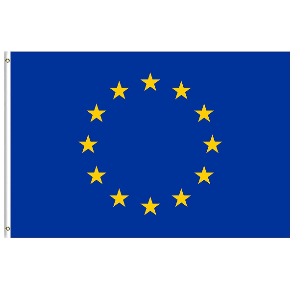 Crday Eu-flagga Europeiska unionens flagga Flagga Der Europischen Union Drapeau De L'union Gift