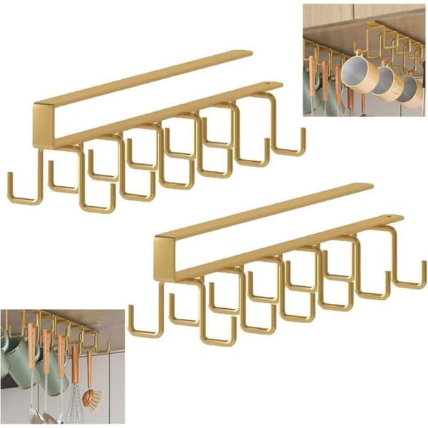 Koppkrokar 2-pack - Guld - Samtida - För Kök och Kaffe
